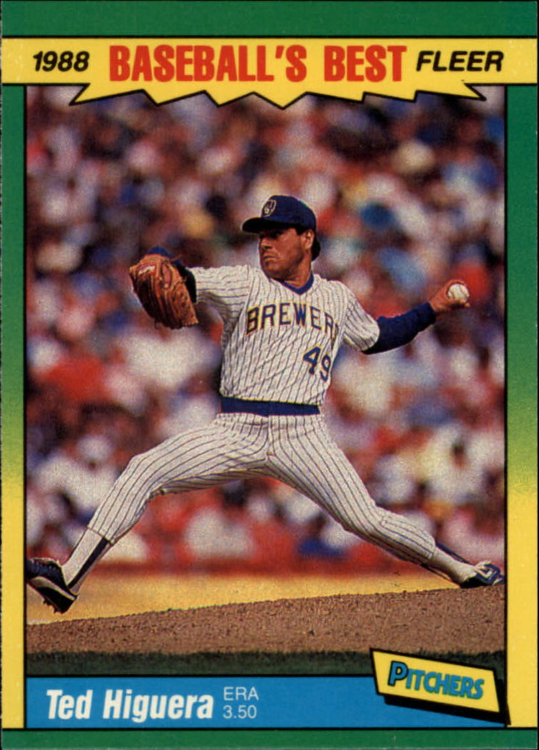 1988 Fleer Sluggers/Pitchers Baseball Cards    019      Ted Higuera